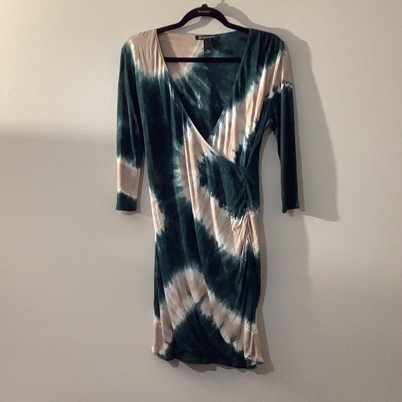 I-N-C International Concept Petite Tie Dye Dress - Picture 4 of 9